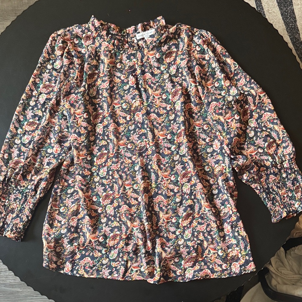 Elegant Floral Women's Blouse